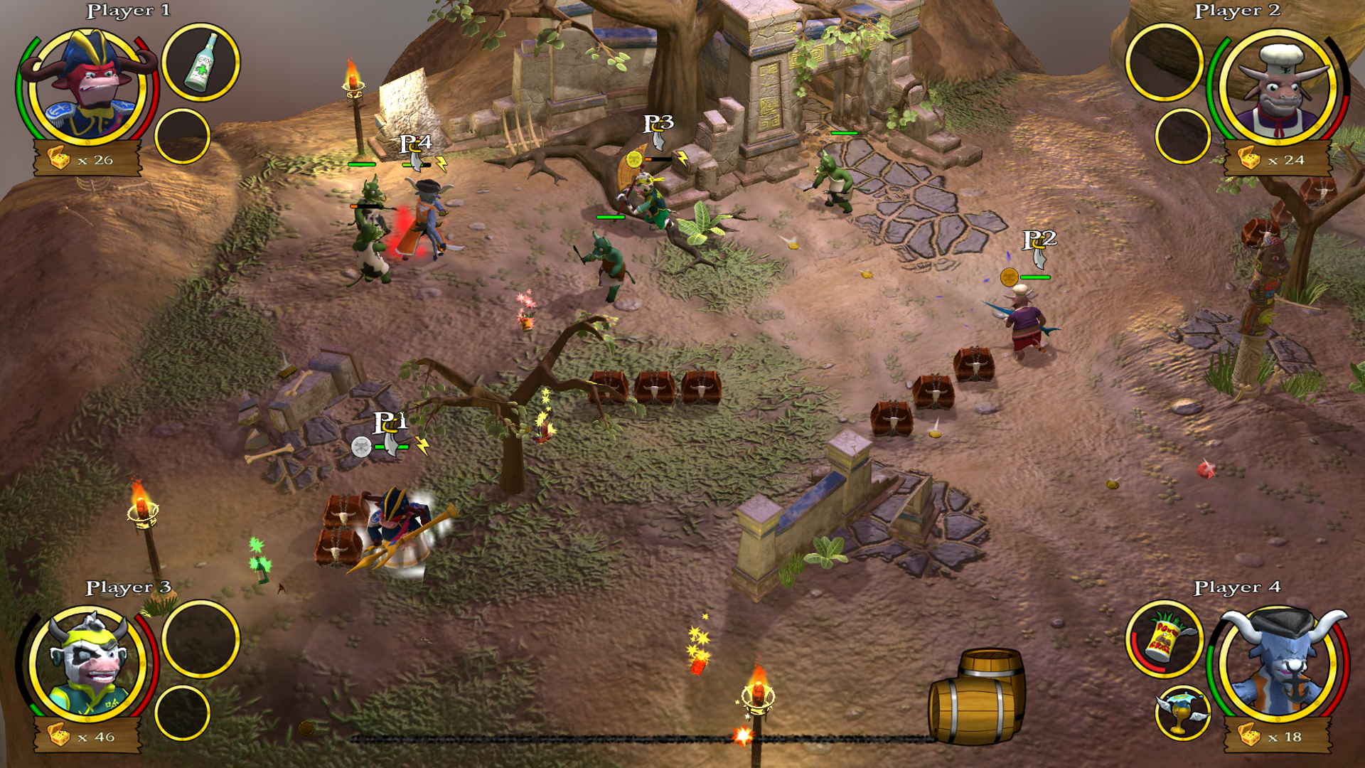 Avarice (timed) game mode, Ragu Ruins arena